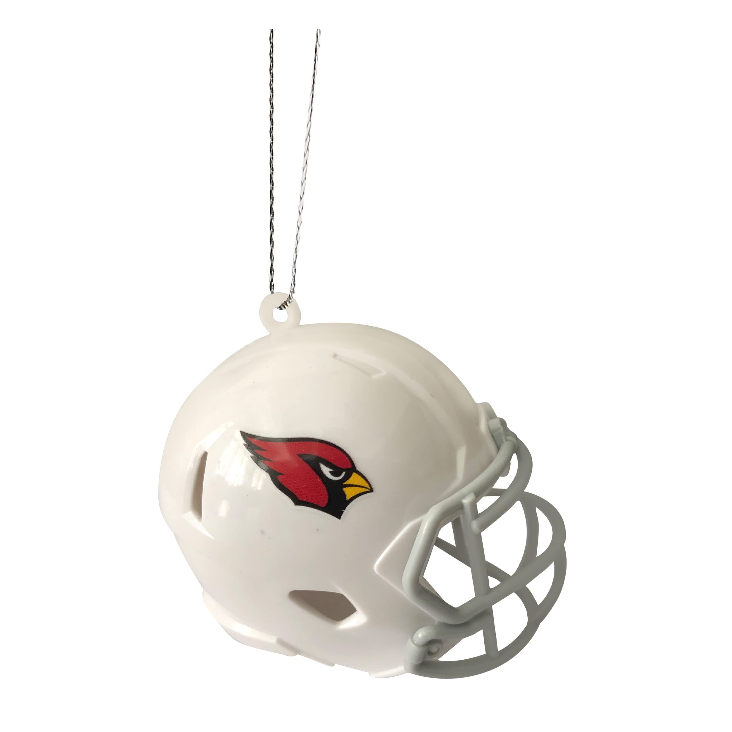 Foco White Nfl Arizona Cardinals Helmet Bauble Christmas Tree Pendant Ornament