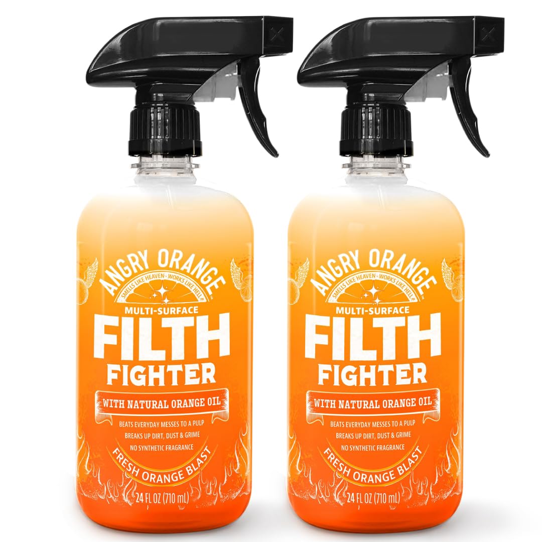 Citrus Multipurpose Cleaner Spray for Kitchen and Bathroom - 24 oz - Value 2 Pack
