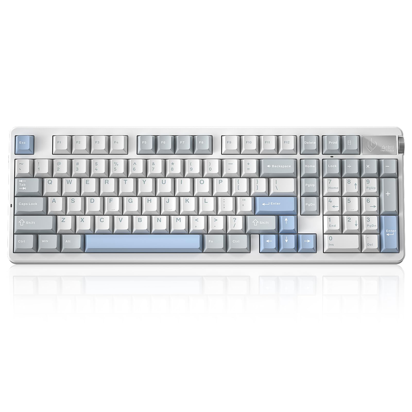 LEOBOG A98 - 96 Mechanical Keyboard Wireless Tri-Mode BT5 0 2 4GHz USB-C Creamy Keyboard with Number Pad