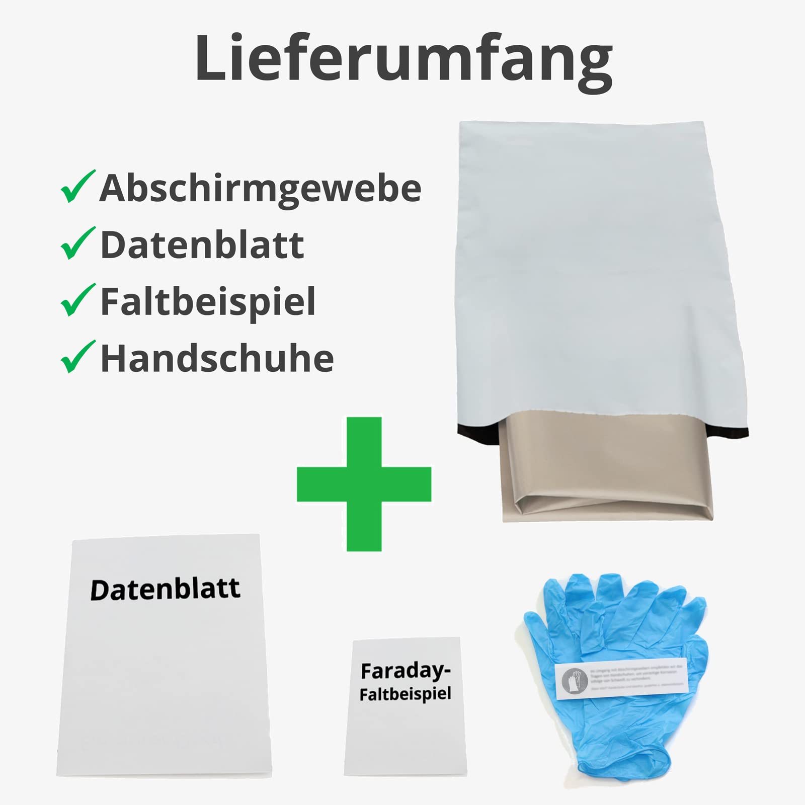 Abschirmgewebe | Handy Strahlung, Elektrosmog, Router, Strahlenschutz | CW1 XL (1,2 x 2 m)
