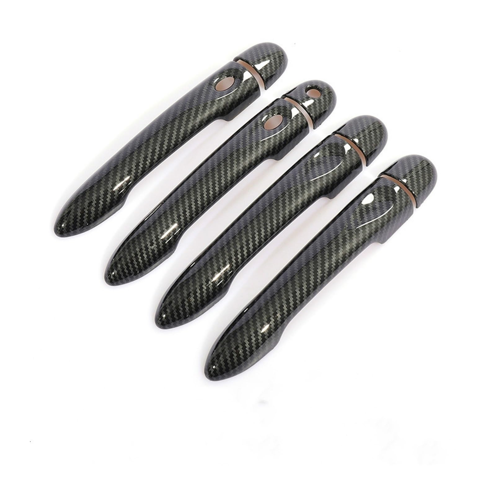 Drezzo Car Exterior Door Handle for Renault for Captur for Kaptur for Samsung QM3 2013-2020 Car Door Handle Cover(4Dr 1 Key 2 Buttons)
