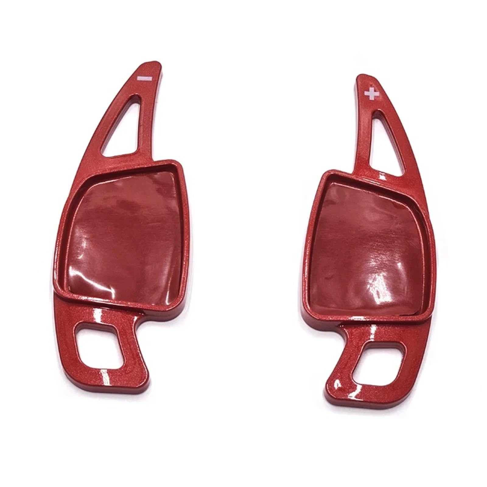 Immlsx Pearl Red Car Shift Paddle For A3 For A4 For A5 For A7 For A8 S3 S4 S5 S6 S7 2020 2021 Car Sports Steering Wheel Shift Paddle Shifter Abs Carbon Fiber Gear Shifter Paddles