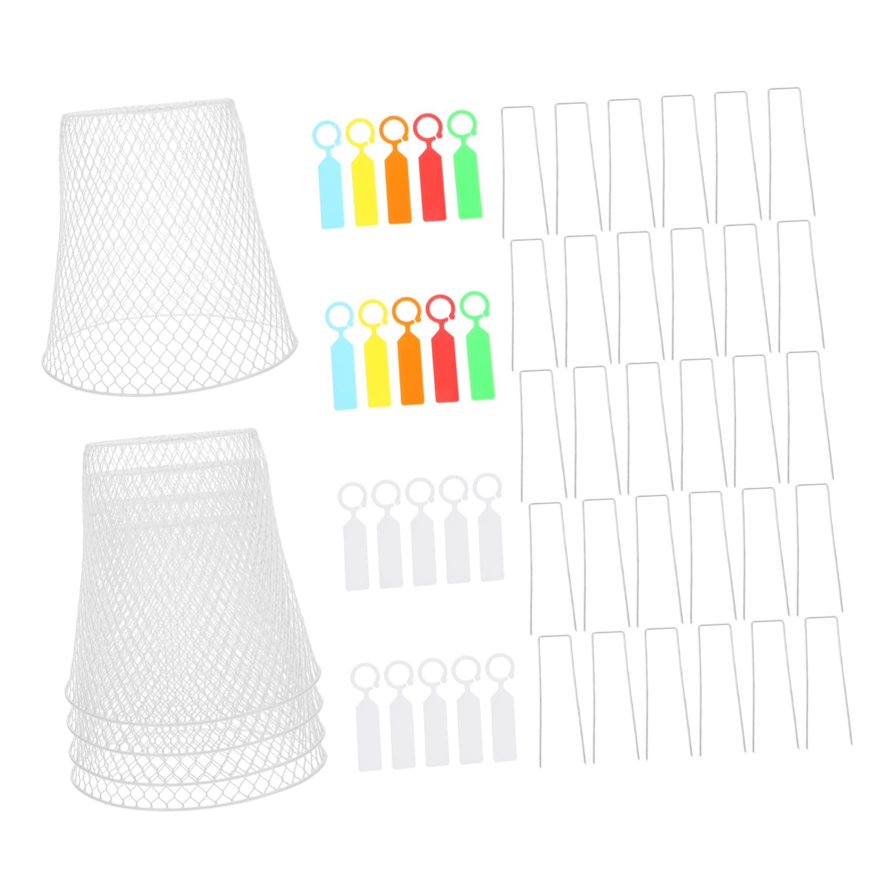 Cloches Métalliques pour Plantes Protection De Jardin Fil De Fer Filet pour Semis Et Arbres Fruitiers Écran De Jardin Robuste Animaux