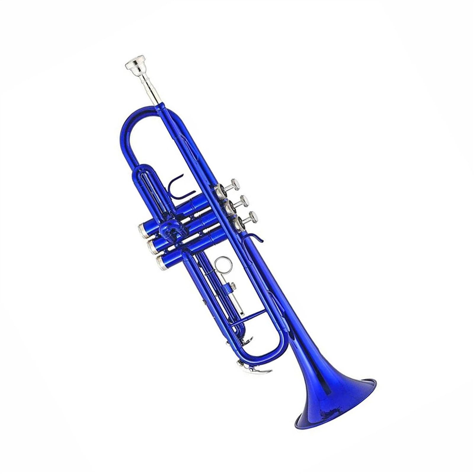 Trompette Rouge Son Clair Trompette En Si Bémol Pour Débutants - Trompette En Plastique ABS Léger, 44cm - Instrument écologique, Son Chaleureux Trompette Légère Apprentissage
