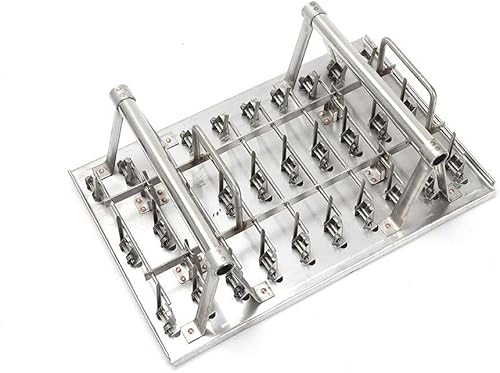 Miniatura 7 de KONKENIE Acero inoxidable Ice Lolly Molds Palillo de helado de paleta titular de plata (30PCS)