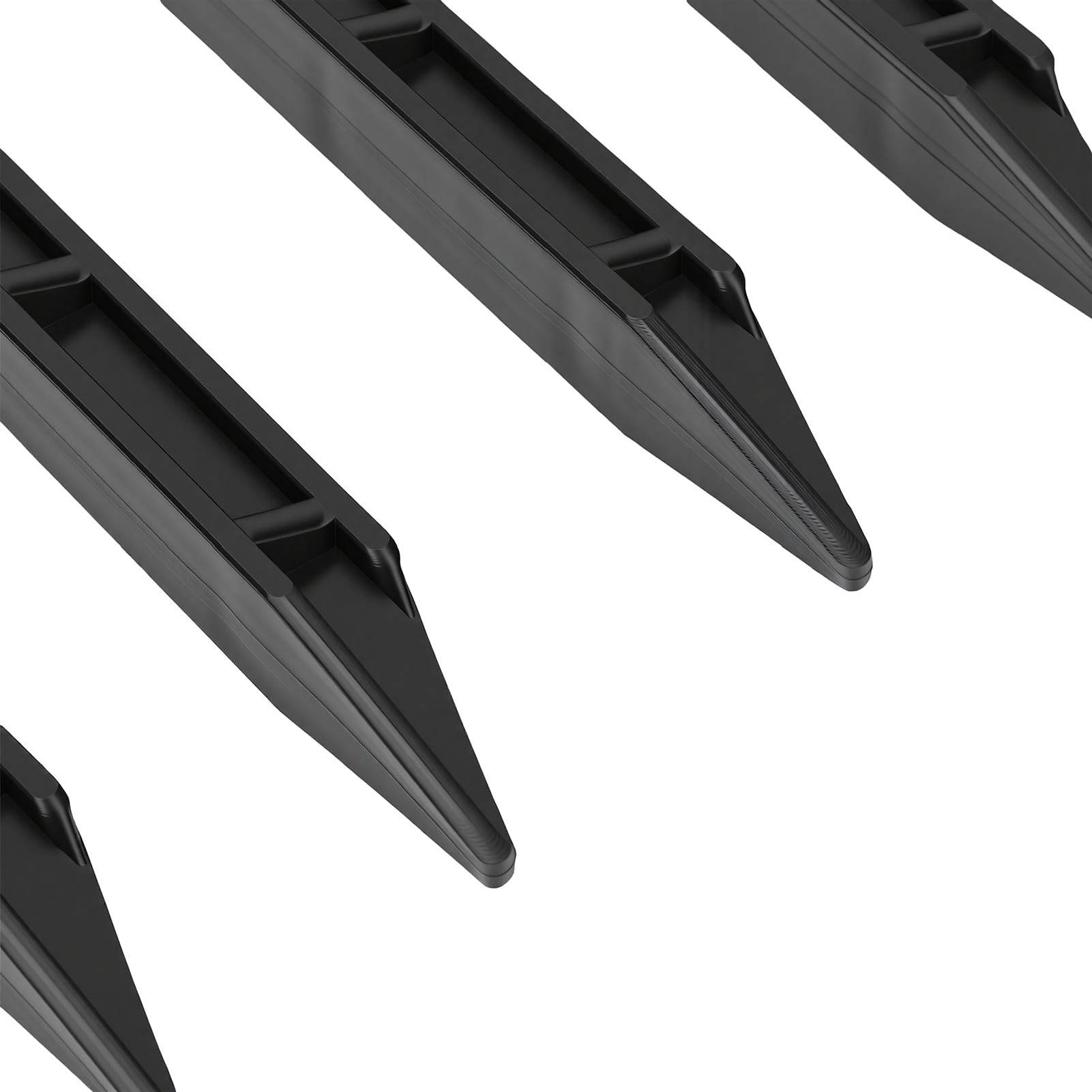VGEBY Piquets d'ancrage au Sol en Plastique, 54 Piquets de Tente Noirs avec Dessus incurvé en Serpent, Conception à Poignée en épine, 9,45 X 0,71 Po pour Bordure de Jardin, Pelouse, Utilisation de