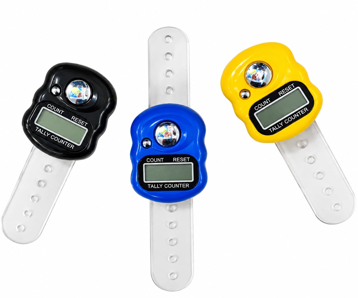 zokcy finger clicker ring electronic light digital counting machine for kids and adult/