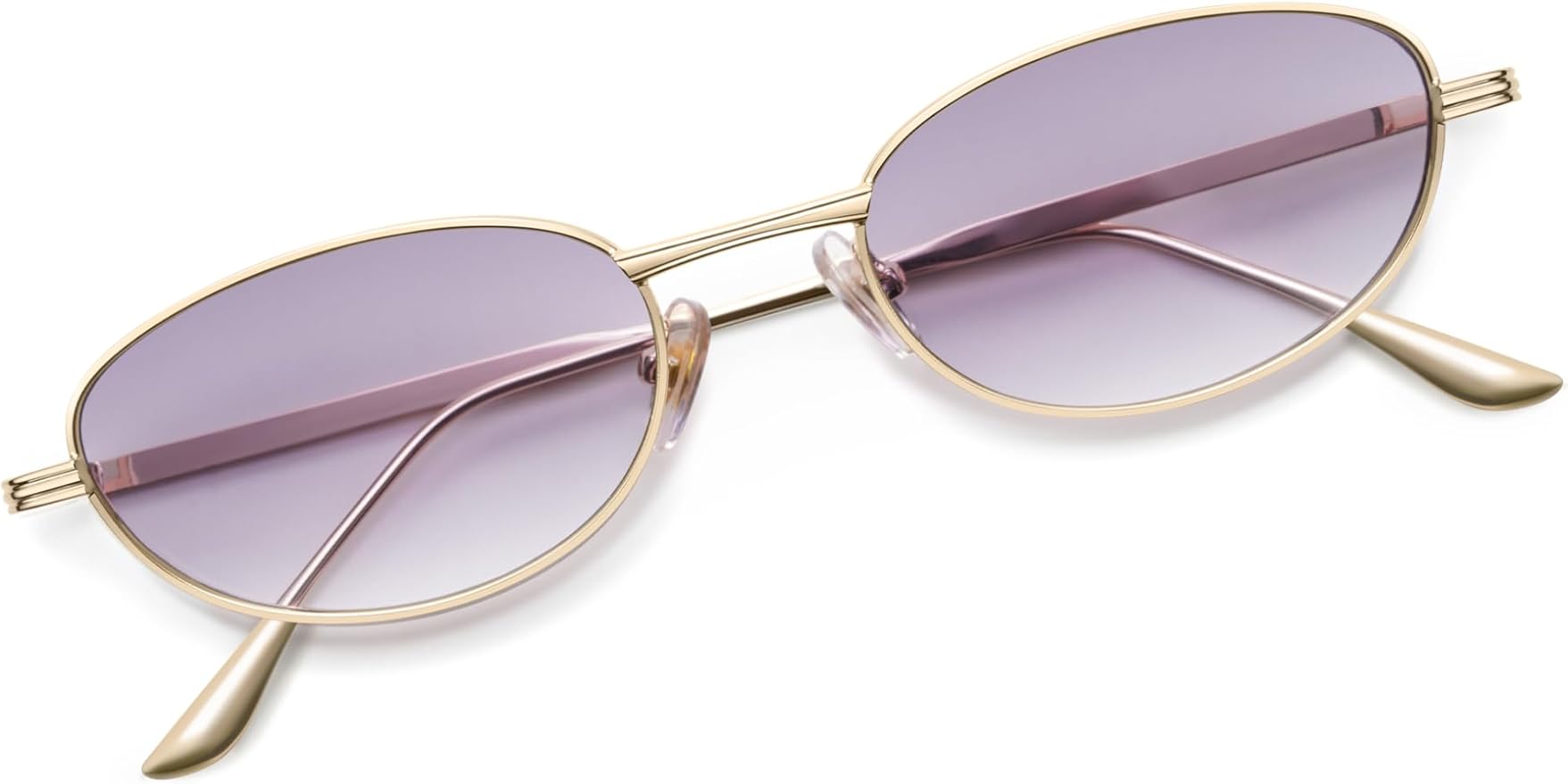 Retro Oval Sunglasses for Women Trendy Classic Shades Y2k Sunnies AP3747