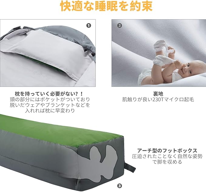 くすみ水色 ATEPA 福袋 コット キャンプ 3点セット エアーマット
