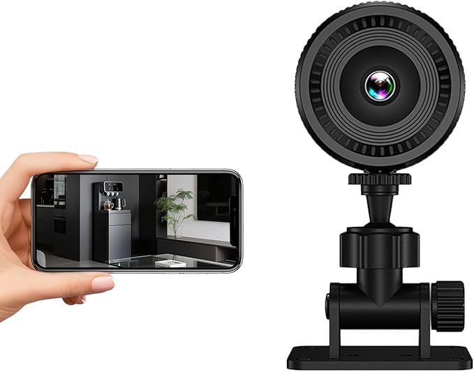 Patifirst Cámaras de Seguridad para el Hogar 1080P HD - Cámara De Habitación con Visión Nocturna | De Monitoreo para Dormitorio Sala De Estar Y Viajes De Seguridad