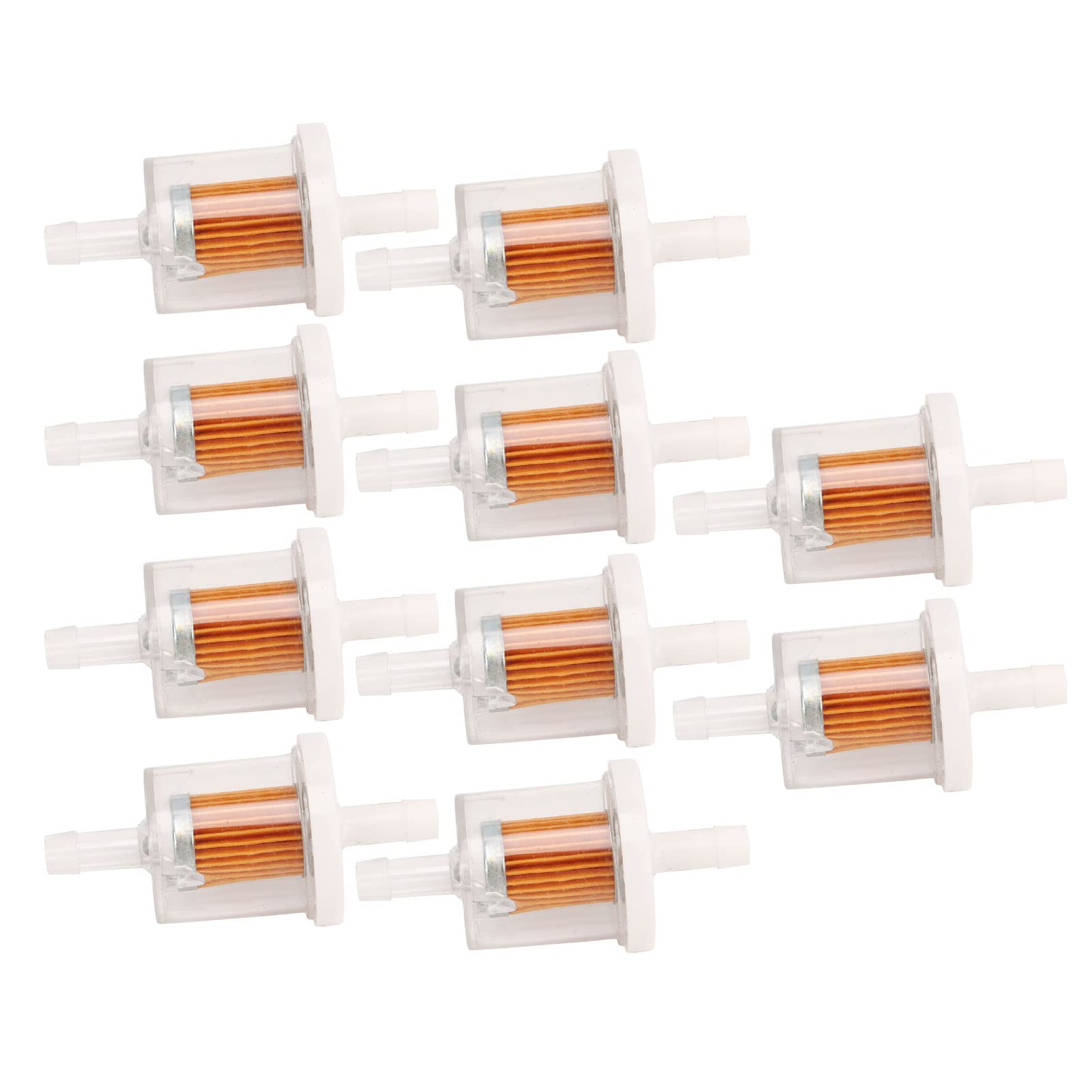 10 Piezas para Filtro de Combustible de Motor para Filtro de Combustible en línea para Piezas de cortadora de césped 49019 7001 para Fx481V Fx541V Fx600V Fx651V Fx691V Fx730V Fx751V Fx801V