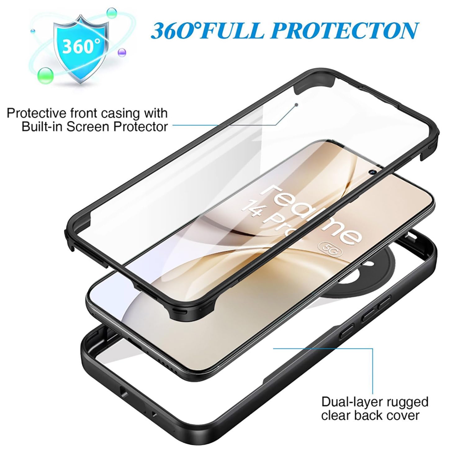 Cover Custodia Morbida In TPU Mixroom Per OPPO Realme 5 / 5 Pro, Fantasia Stilizzata