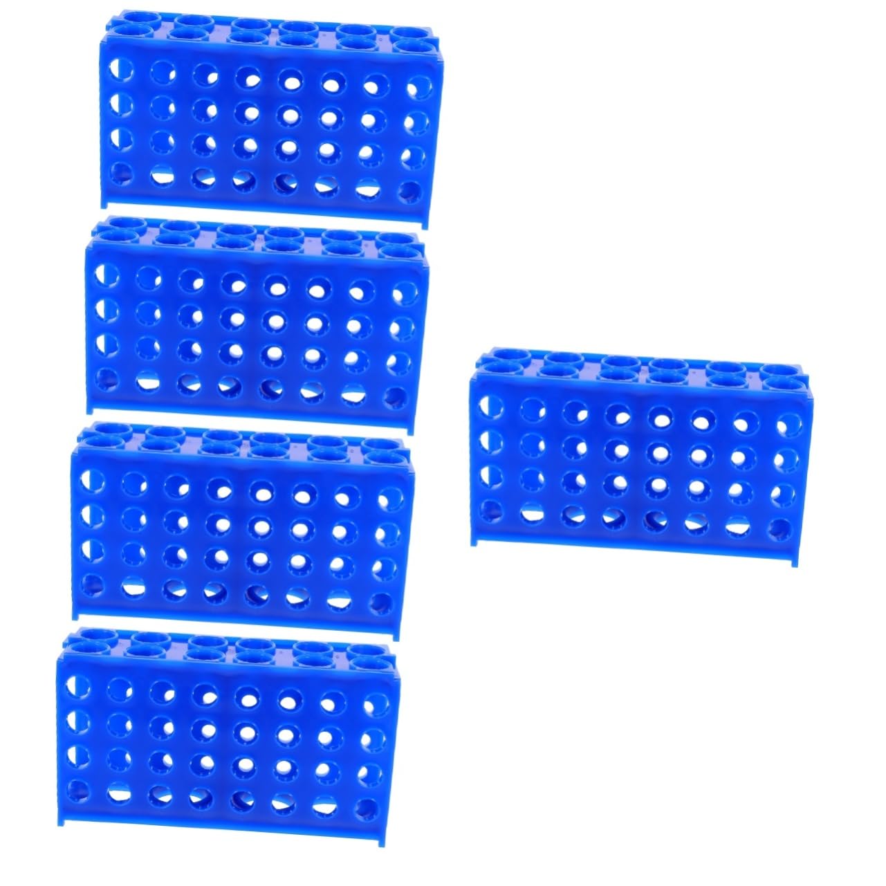 SOLUSTRE 5stücke Test Tubes Holder Wiederverwendbarer Probenröhrchenständer Stabiler Testtuben-organizer Für Laboranwendungen Vielseitig Einsetzbar Für Röhrchen Und
