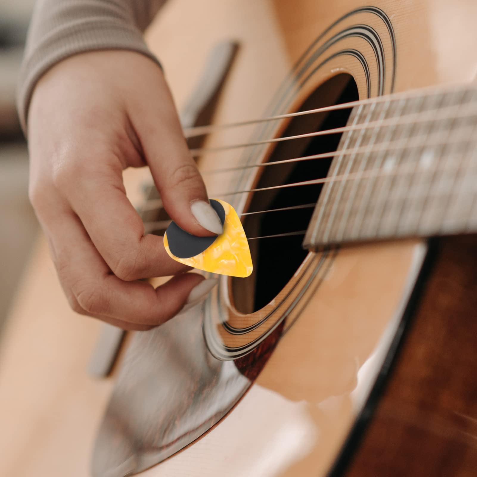 Portachiavi Portaplettri In Pelle Per Chitarra | Custodia Per Plettri | Ideale Per Chitarristi, Musicisti | Regalo Perfecto - Foto 11