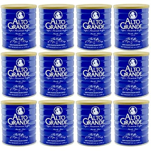 Alto Grande Super Premium Coffee Ground 8.8oz - 12 Cans Cover