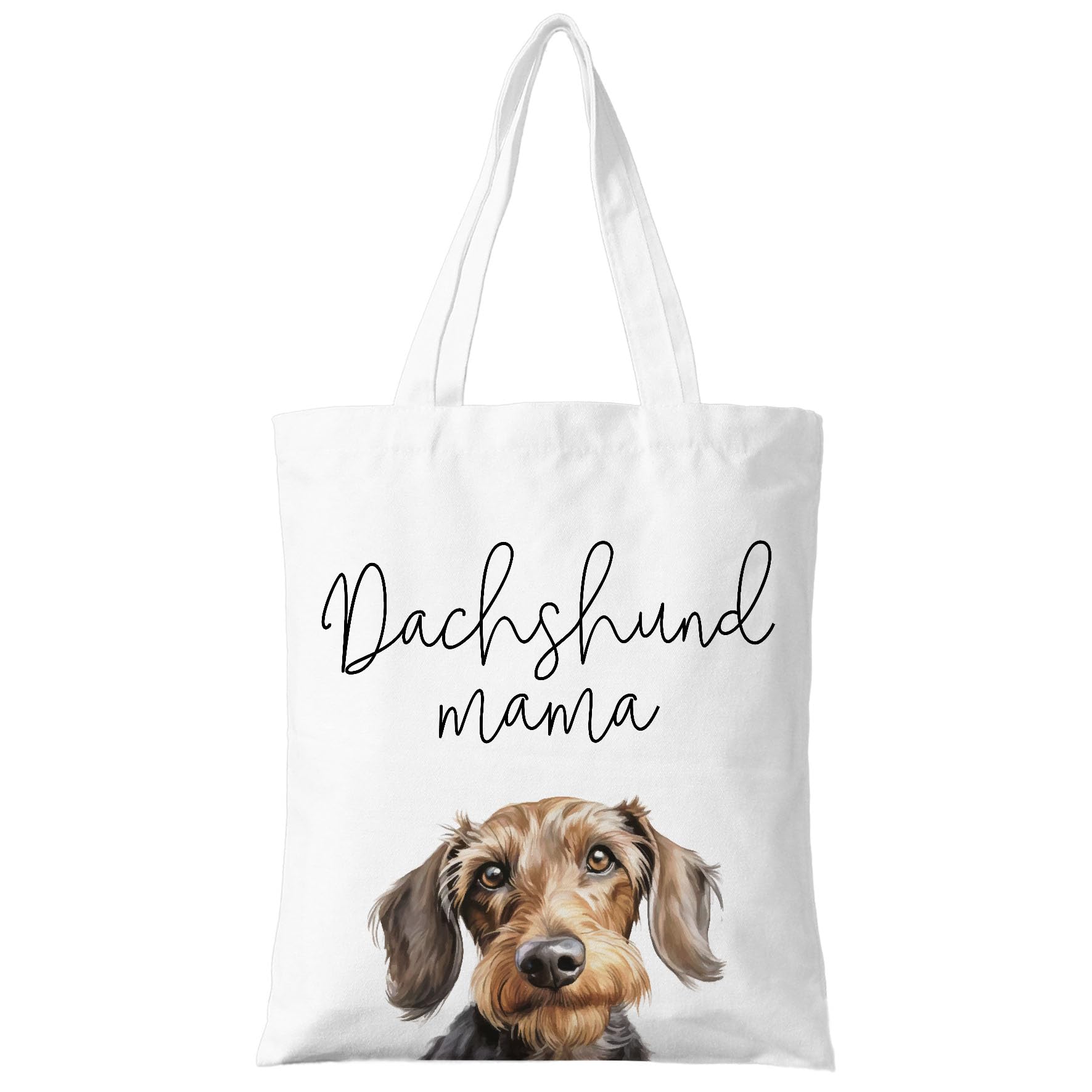 ZYQFN Dog Mama Canvas Tote Bag for Women, Dogs Lover Gift for Dog Mom, Birthday Christmas Cute Rottweiler Gifts For Women.