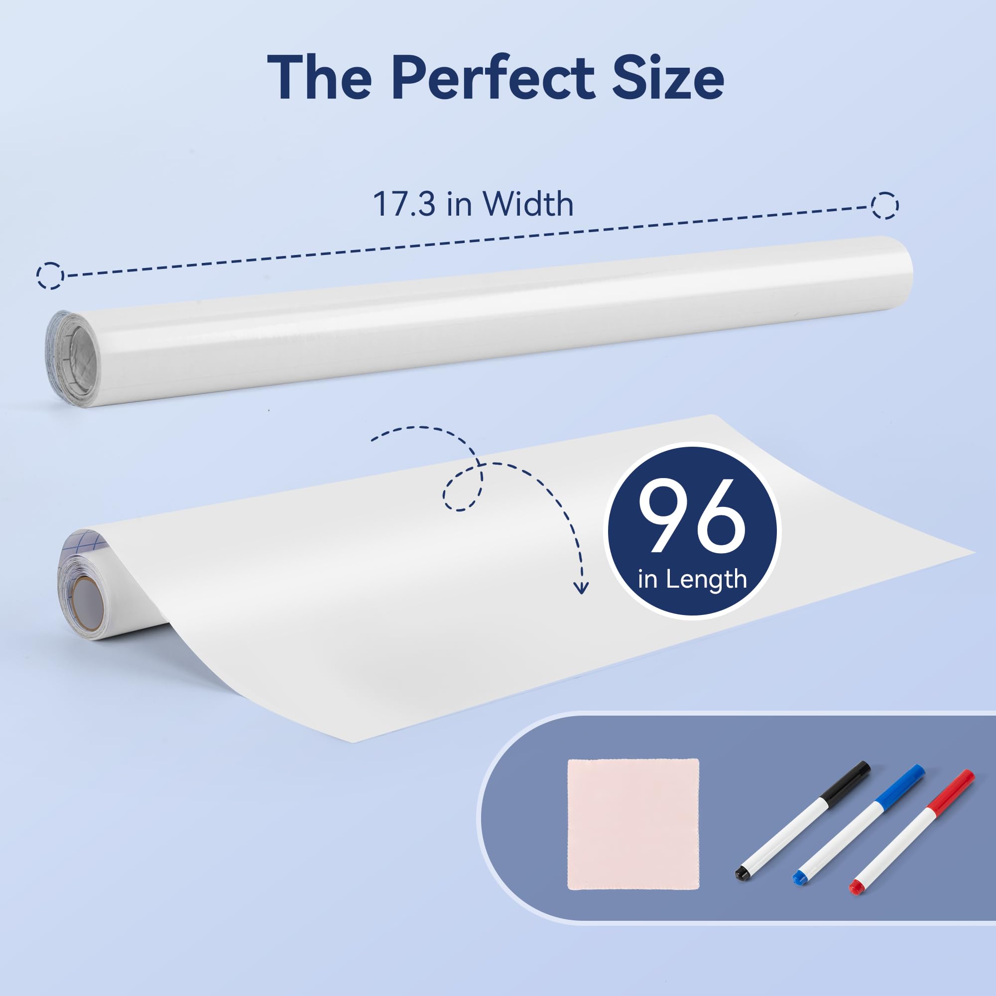 Adhesivo de pizarra blanca para pared