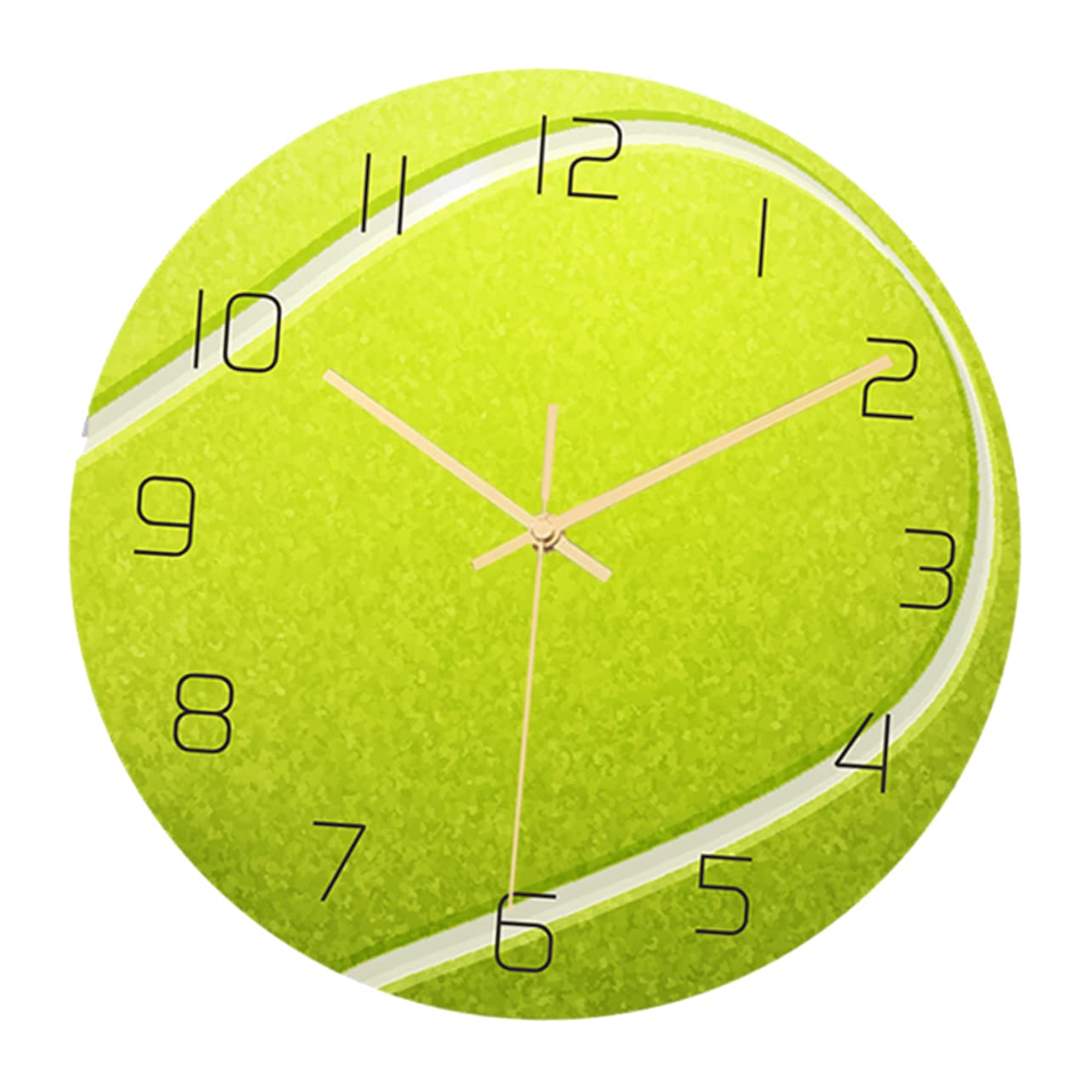 Horloge murale moderne tennis en acrylique pour décorer une chambre