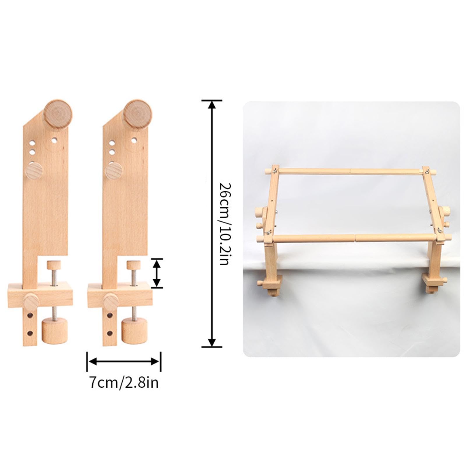 Harilla Bastidor de Bordado de Madera Profesional para Costura, de de para Acolchado DIY, con Soporte