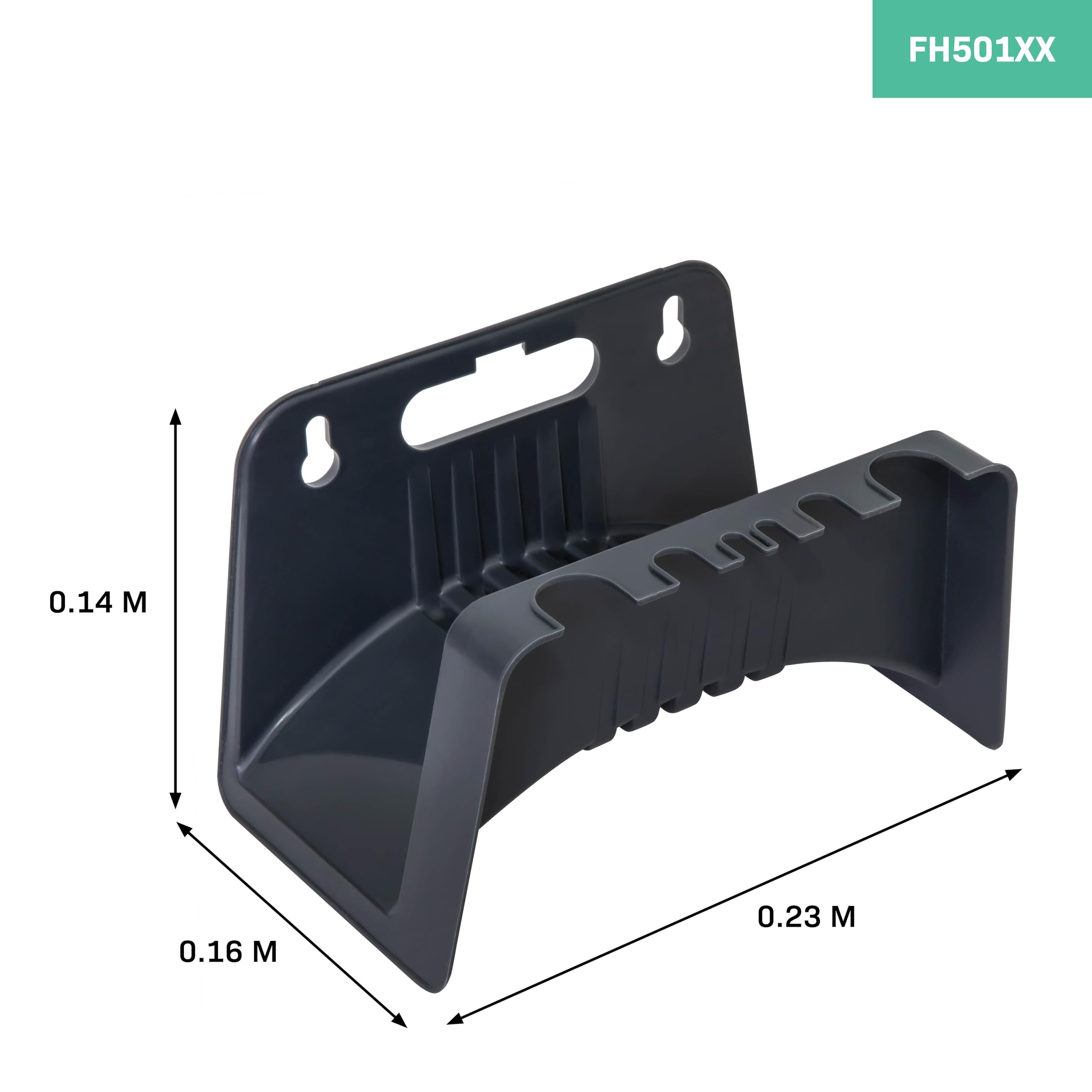VONROC Tuyau d’Arrosage Flexible 30m – Tuyau d'Arrosage + Support Mural, Buse Réglable et Raccords de Tuyau Avec & Sans Arrêt d'Eau - Tuyau d'Arrosage Extensible Compact, Léger & Jet Puissant