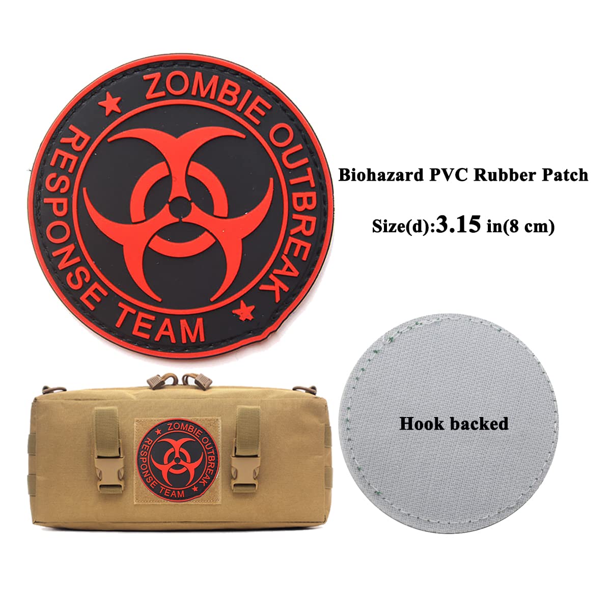 Resident Evil Umbrella Corporation Costume Patch 6PC BUNDLE -iron On Or Sew On E - Foto 8