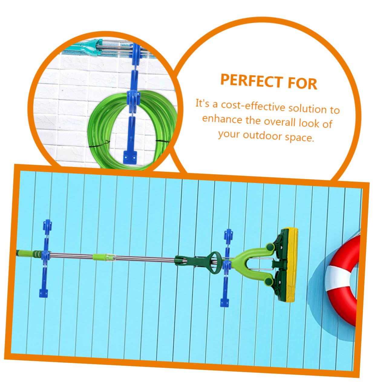 SOIMISS 5paia Per Piscina Organizer Per Asciugamani e Accessori e Resistenti Per e Stoccaggio
