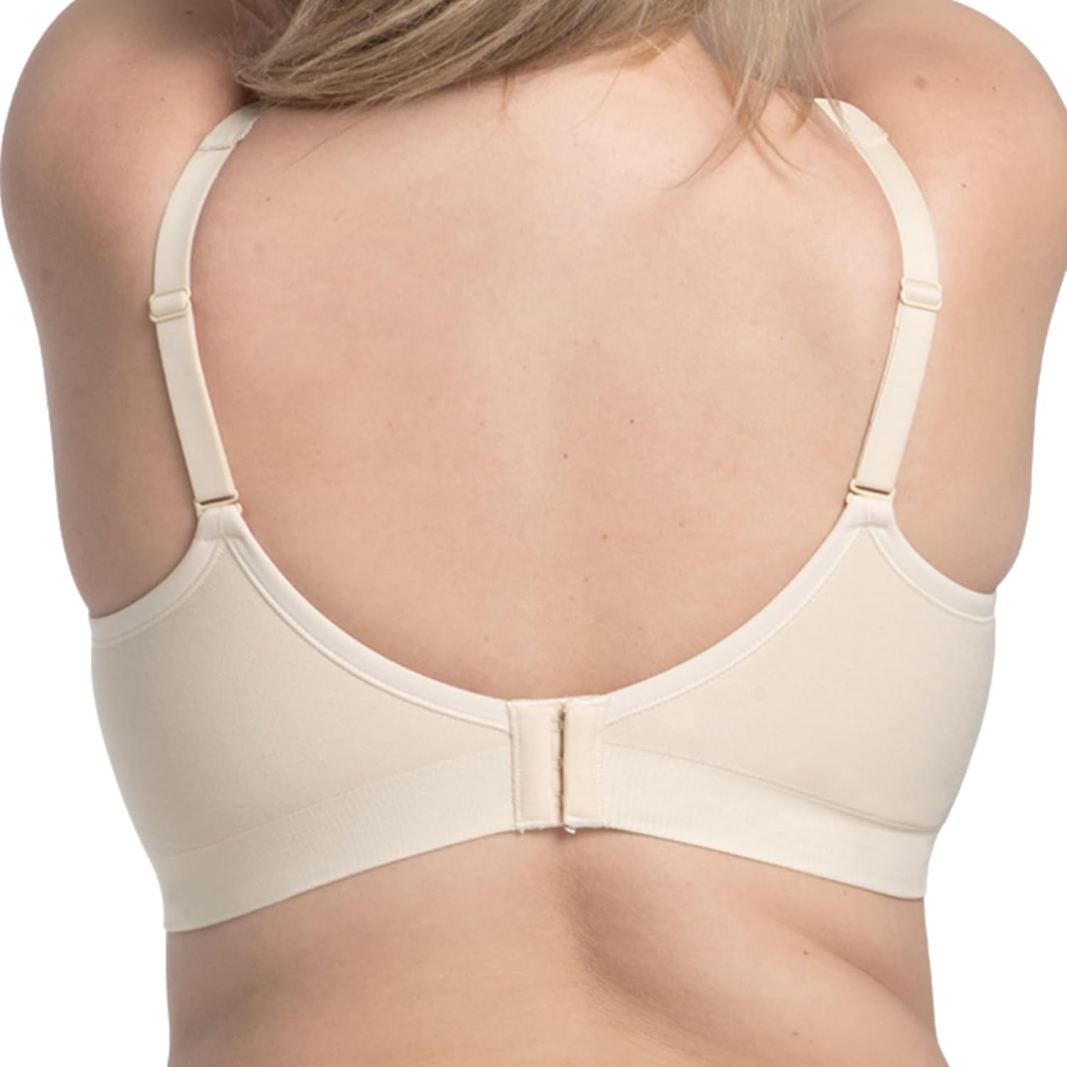 Underoutfit Comfort Shaping Bra - Wireless Everyday Bra with Adjustable Lace Straps - Image 2