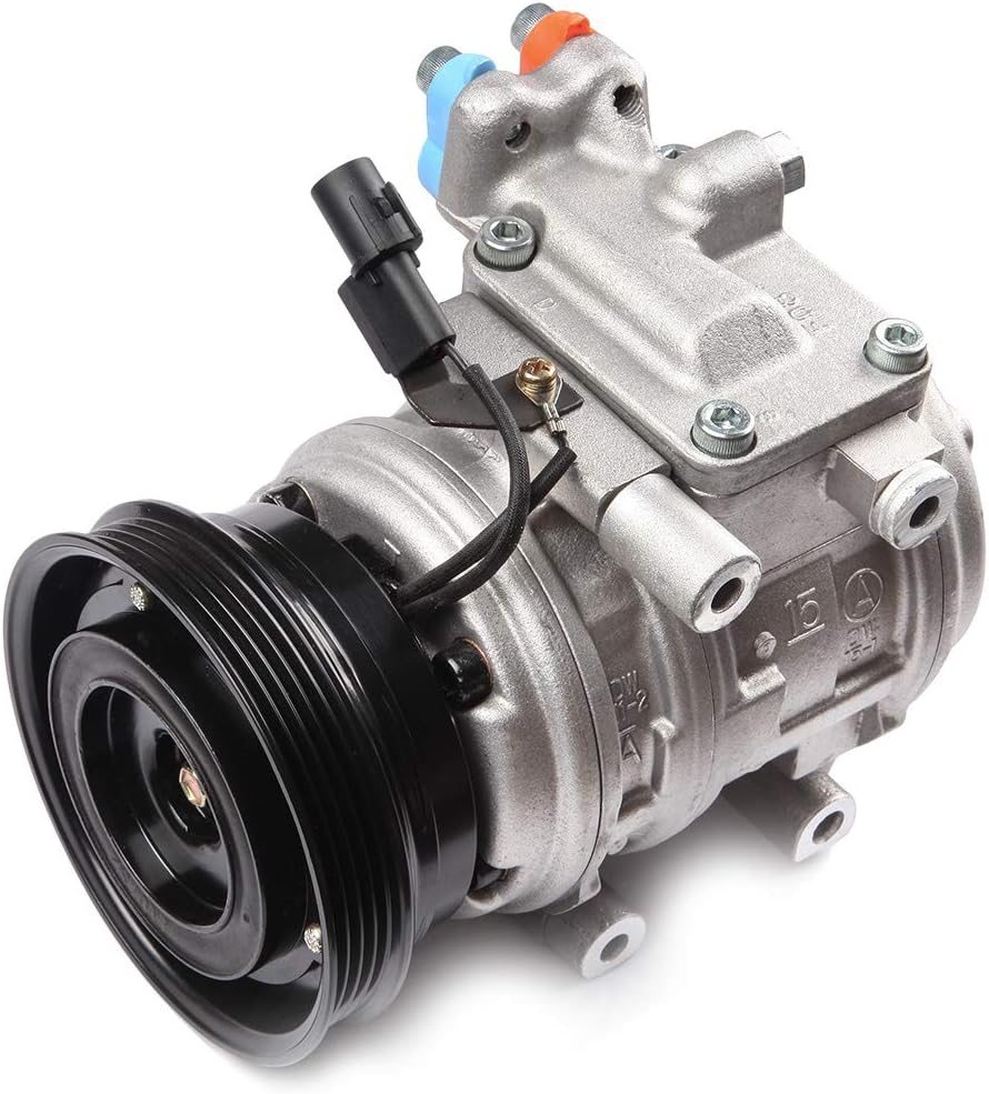 Compressor with Clutch fit for 2005-2010 for K-ia Sp-ortage 2004-2006 for K-ia Sp-ectra 2005-2009 for Hyun-dai Tu-cson, GDSMOTU New Air Condition Compressor with Clutch 21014C