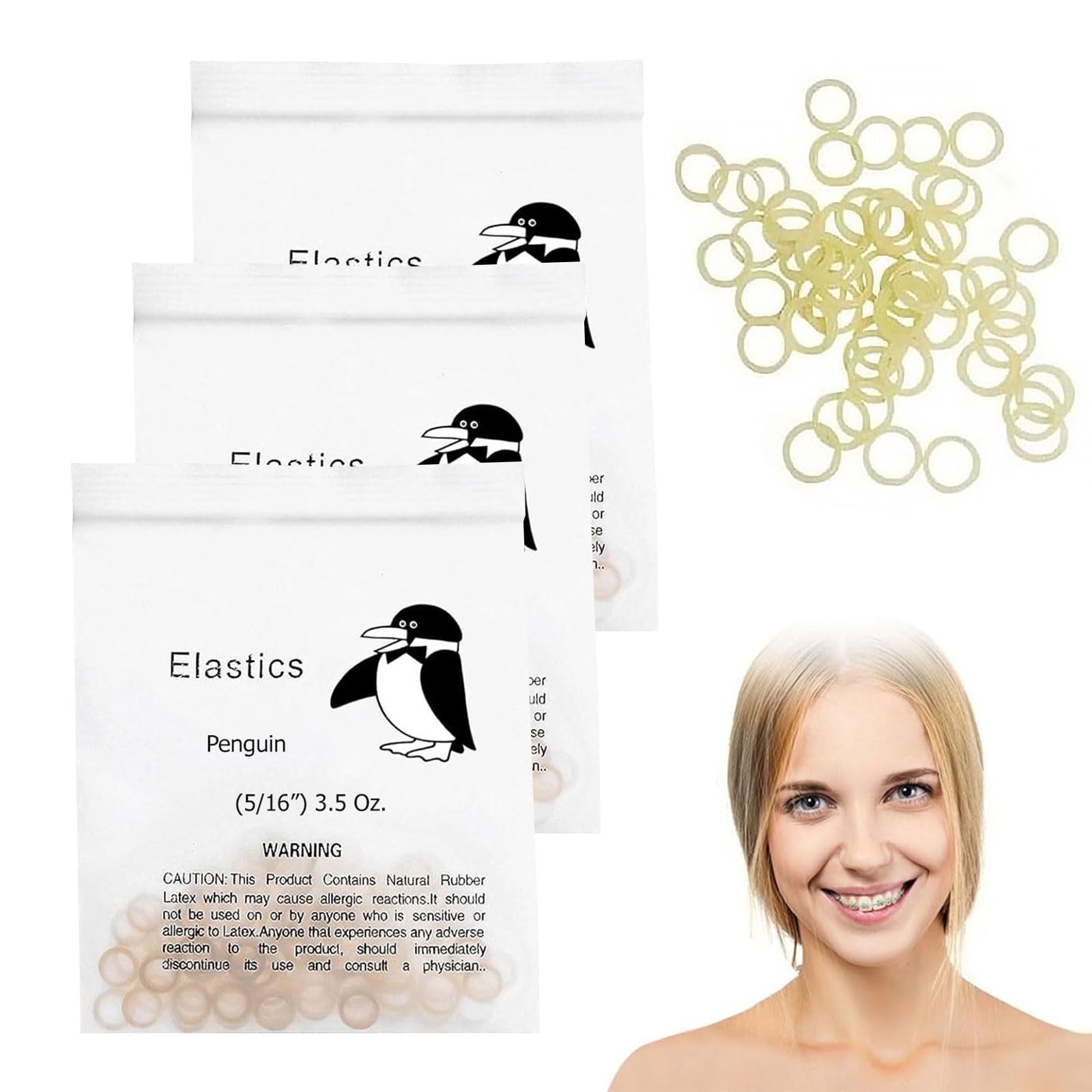 I Denti Ortodontici Rinforza Gli Anelli Di Gomma Del Lattice, Raggi X - Foto 9