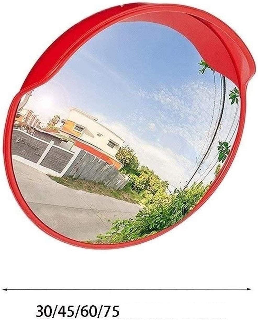 Specchio Convesso, Specchio Stradale, Specchio grandangolare Resistente alle intemperie per Strada Esterna Convessa (Un Colore 30 cm)