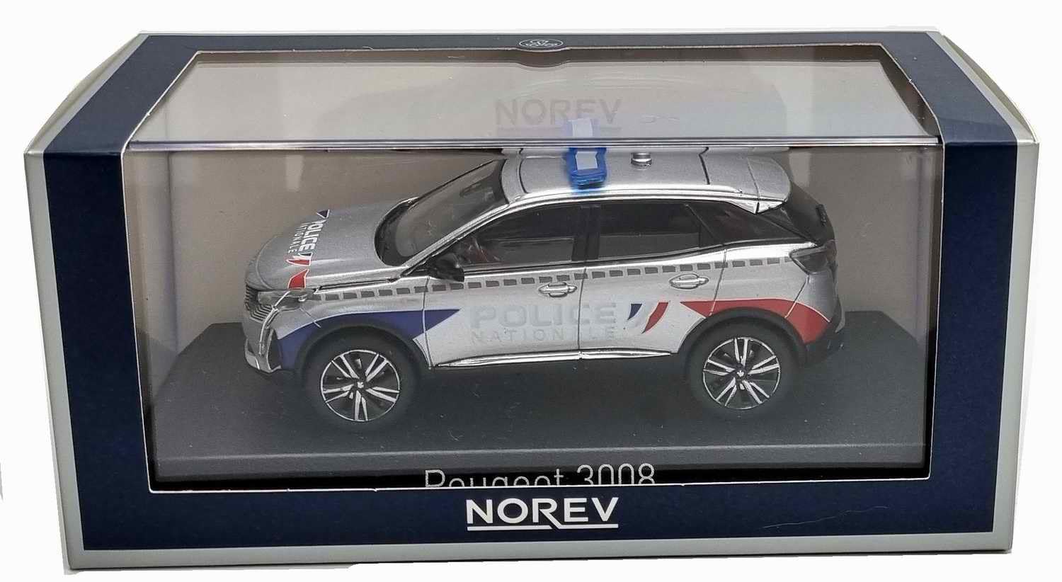 NOREV Voiture de Collection Compatible avec Peugeot 3008 Police Nationale 2023 1/43 en Métal PEUGEOT3008