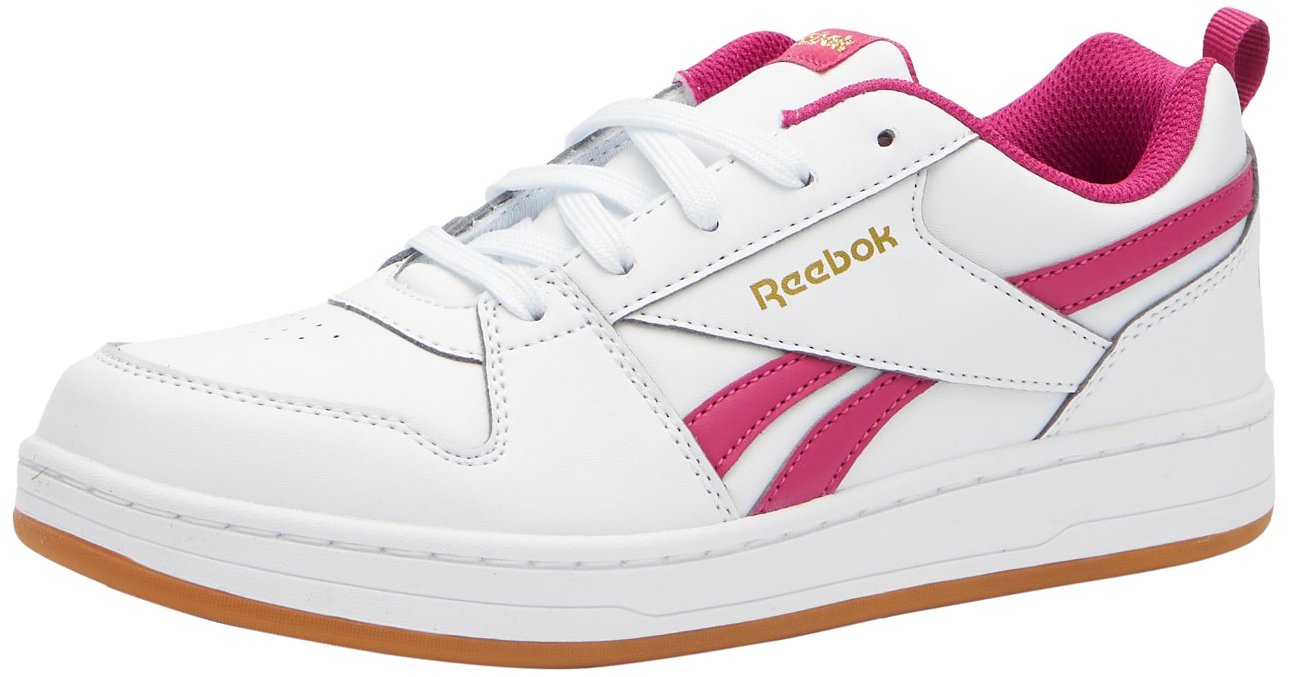 Reebok Royal Prime 2.0 Sneaker, White/Semi Proud Pink Rubber Gum-06, 11.5 UK