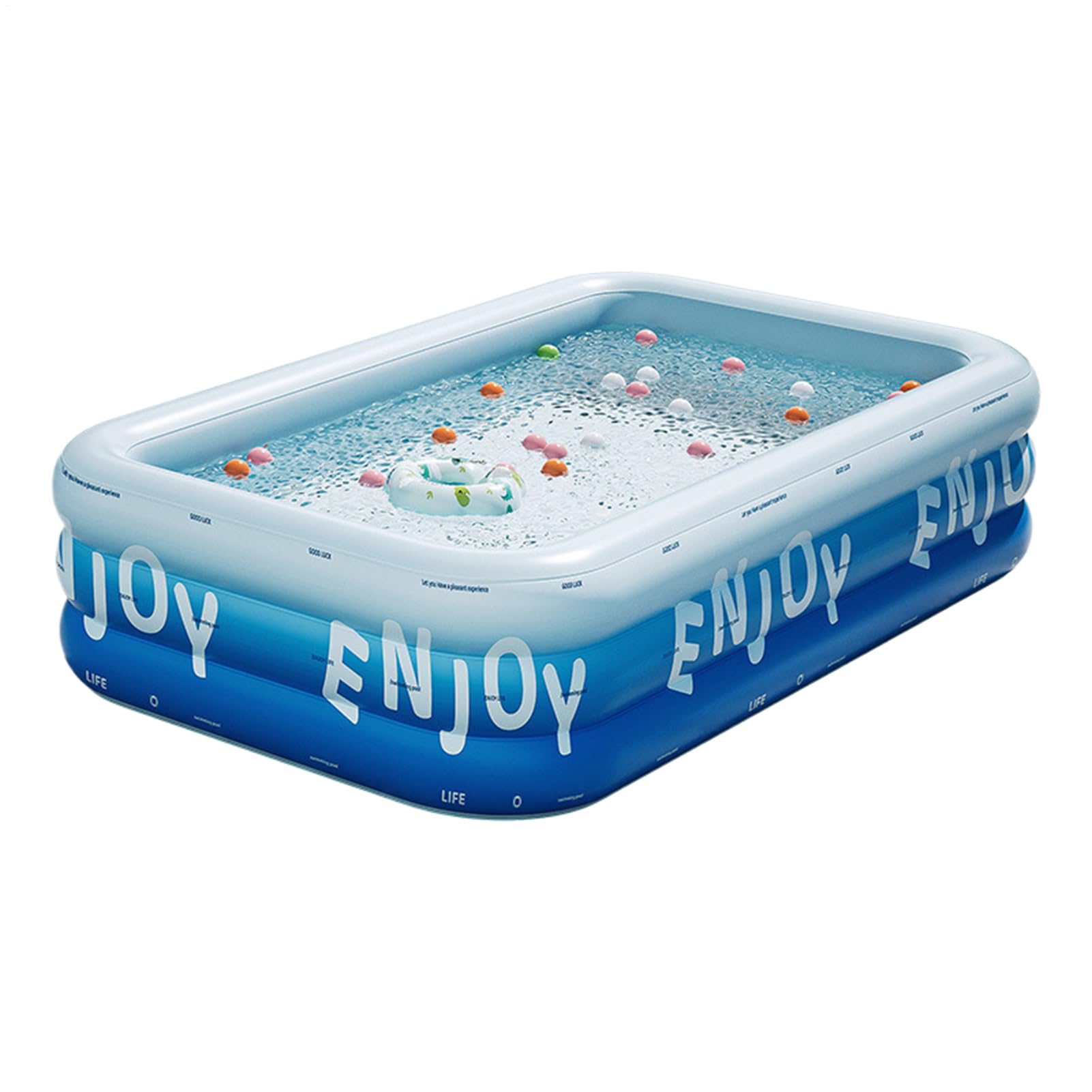 Piscina Gonfiabile Adulti Resistente Ispessita Trasportabile Gonfiabile | Piscina Gonfiabile Per Adulti E Bambini Relax Feste Estive All'Aperto In Cortile Giardino Portico Terrazza E Prato