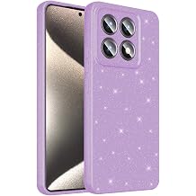 Zore Xiaomi ile uyumlu 14T Pro K l f Kamera Korumal  Simli L ks Zore Koton Kapak Lila