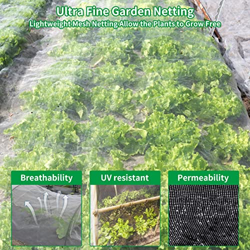Nonmon OTD-WGN-1050FT Garden Mesh Netting Barrier 10 X 50Ft, Ultra Fine Insect Bug Netting thumb #3