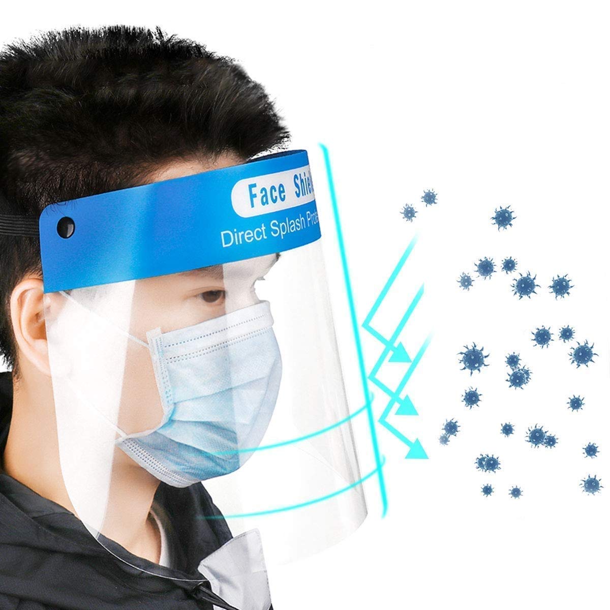 Krishna Safety Face Shield Mask (set of 4