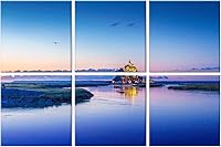 Vista 16 de JBER Paneles acústicos artísticos, paneles de pared acústicos de 72 x 48 pulgadas, arte de pared absorbente de sonido, paneles acústicos