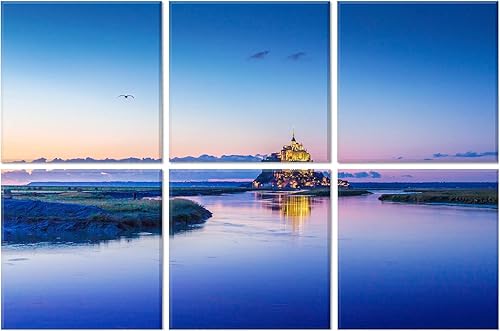 Miniatura 16 de JBER Paneles acústicos artísticos, paneles de pared acústicos de 72 x 48 pulgadas, arte de pared absorbente de sonido, paneles acústicos