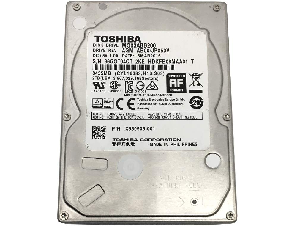 Amazon.in: Buy Toshiba MQ03ABB200 2TB 5400RPM 16MB Cache SATA 6.0