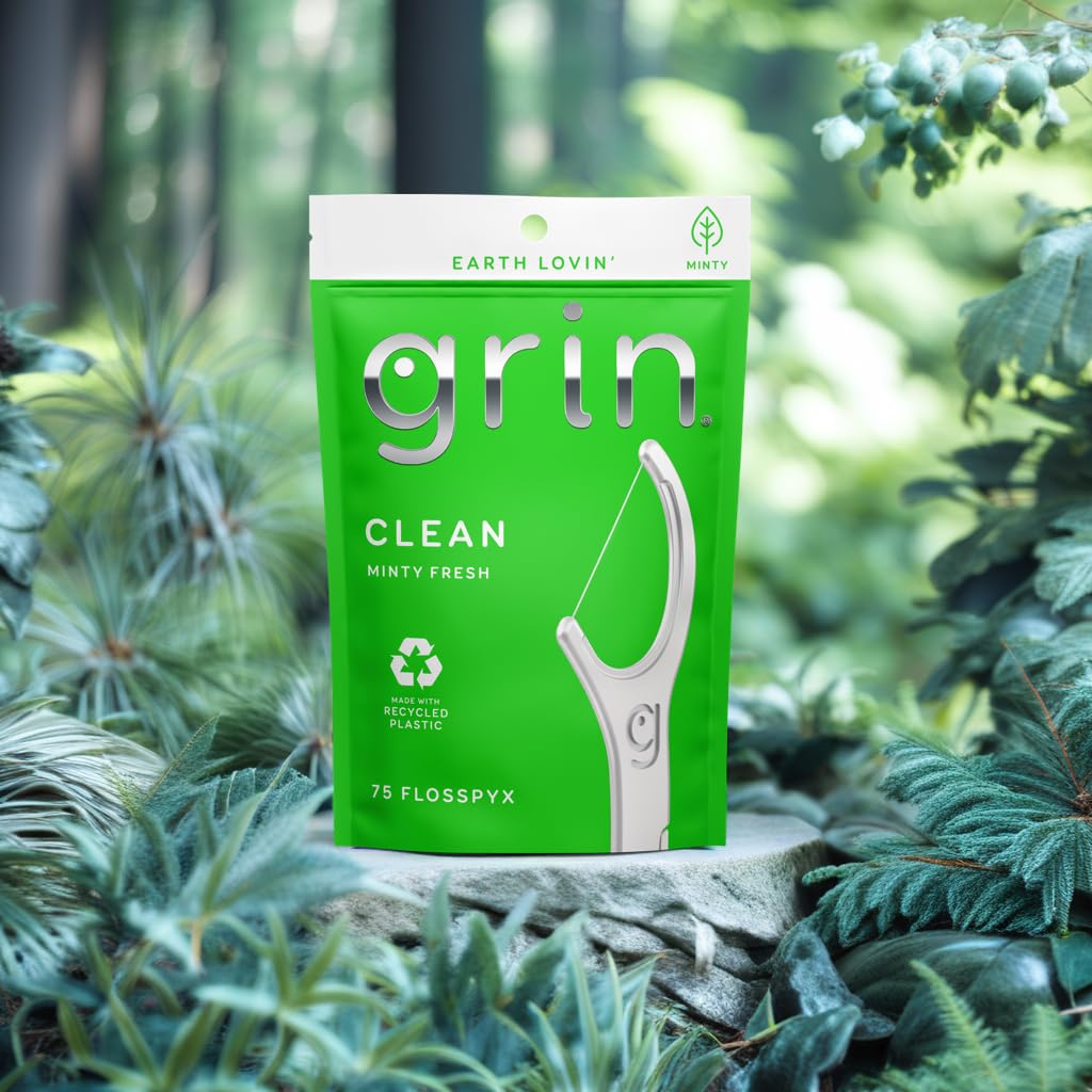 Amazon.co.jp: GRIN Clean Flosspyx フロスピックス フロスピック 75枚