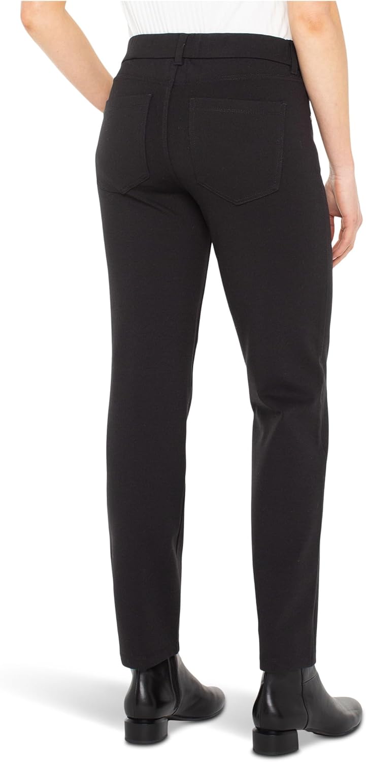 Liverpool Womens Gia Pull-on Glider Mid-Rise Slim Pant 29'' Inseam - Image 2