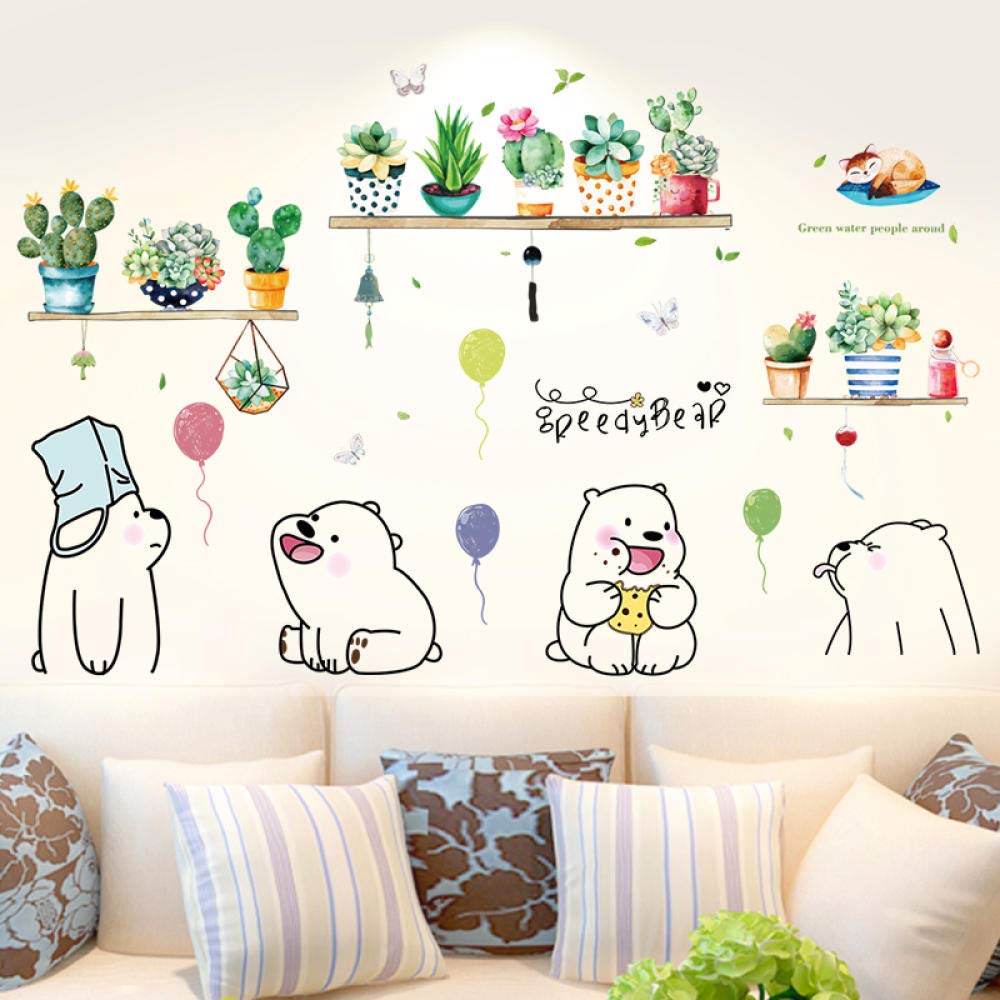 permangallop Super Mario Sticker Kinderkamer Slaapkamer Decor Muursticker Super Mario Bros Muursticker voor Slaapkamer voor Kinderen, Blauw, 30 × 90 cm