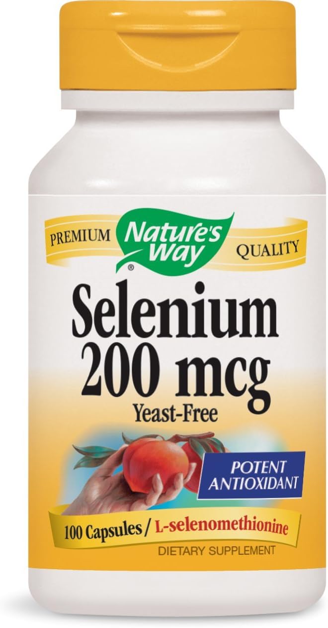 Amazon.com: Selenium 200mcg 100 Capsules (Pack of 2) : Health & Household