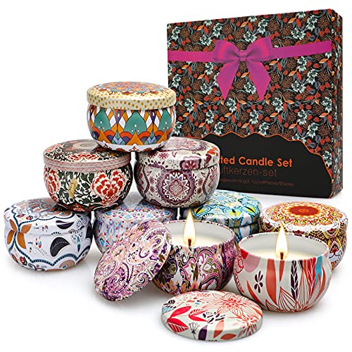 Aromatherapy Soy Wax Candle Gifts - 9 Pack Scented Candles Lasting 15-20 Hours for Women, Mum, Birthday, Anniversary, Mother's Day - Image 3