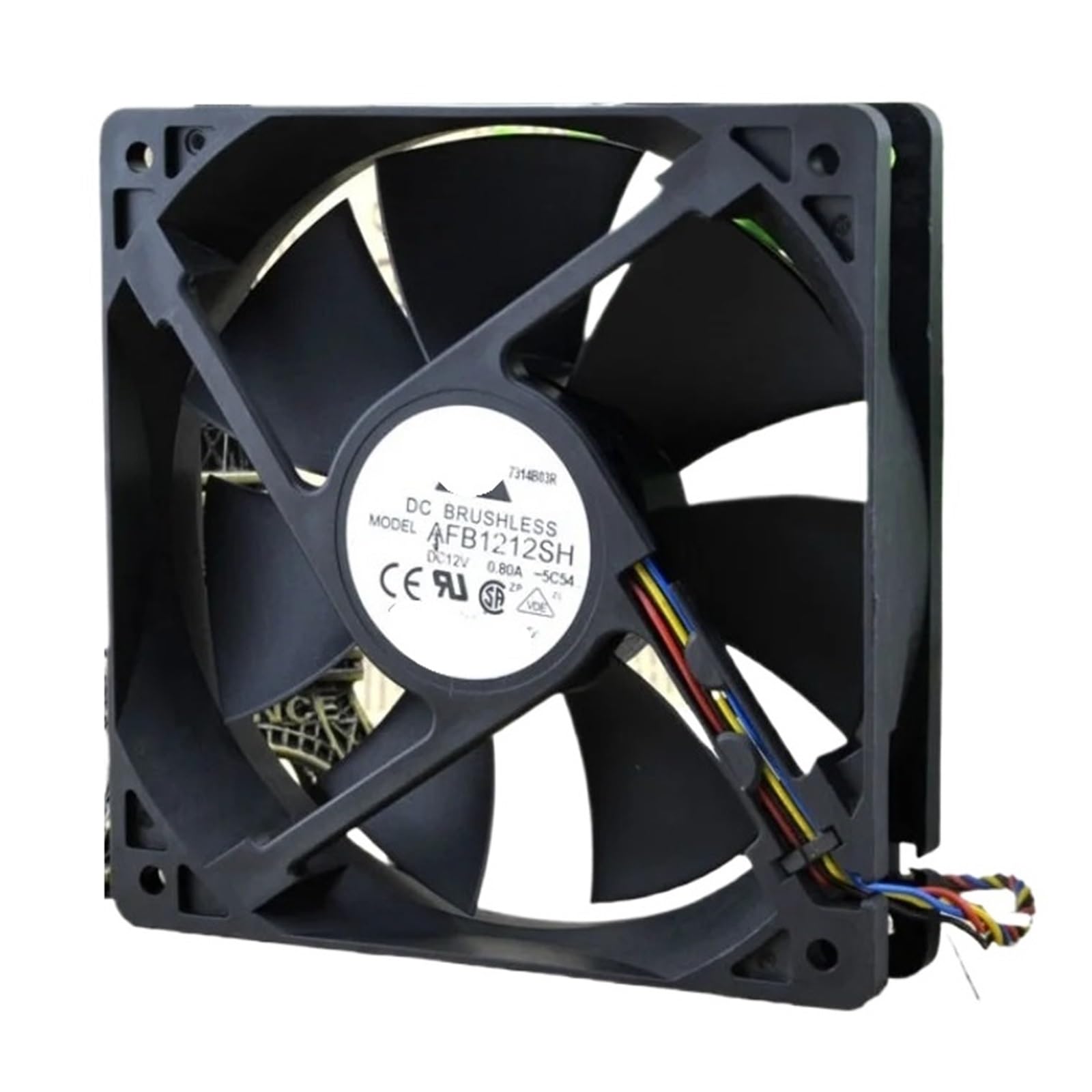 JEYPINDII 12025 12cm 12V0.80A 4LINE AFB1212SH cooling fan(2line big4D)