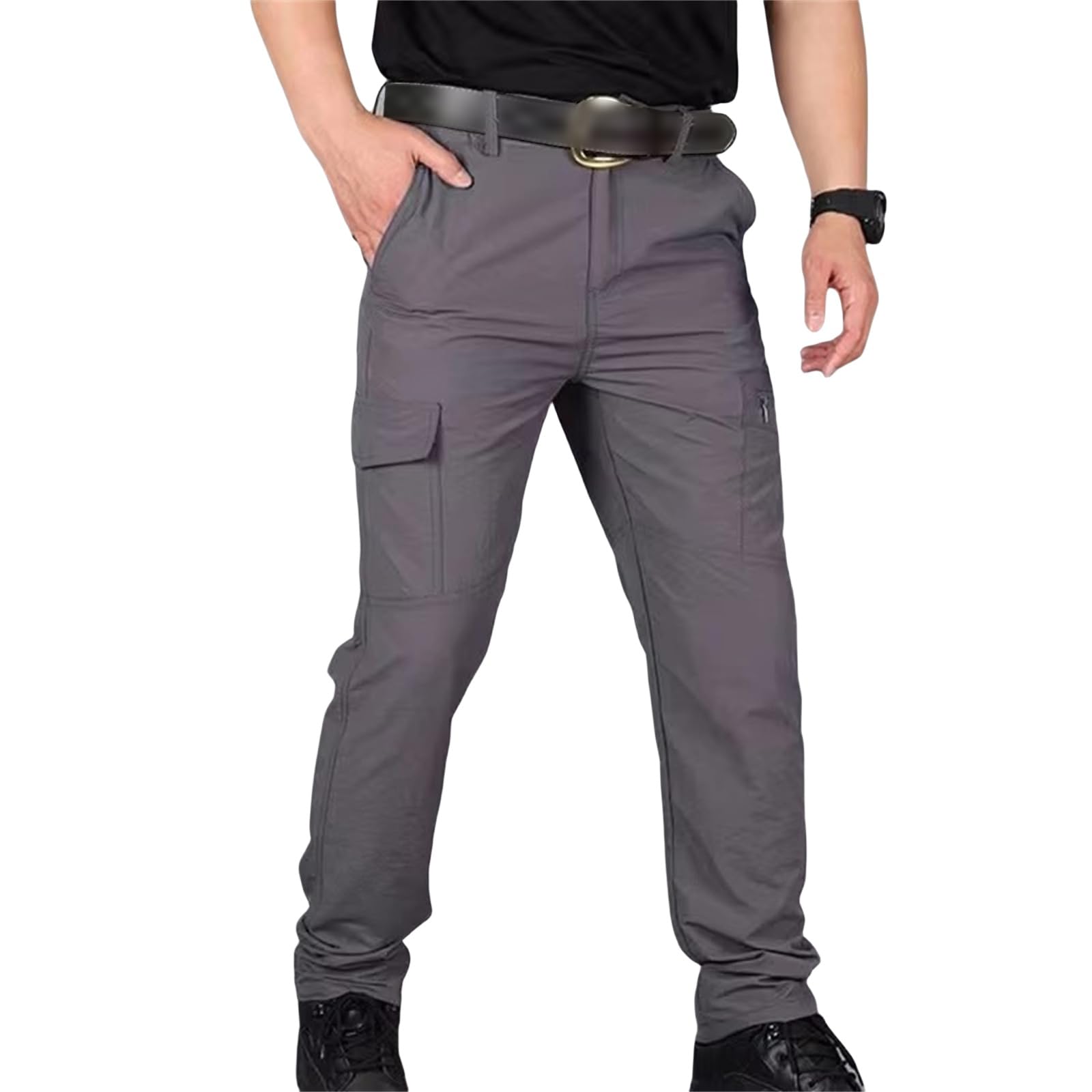 Cargo Pants for Men Quick Dry Stretch Hiking Work Pants Sports Outdoor Military Tactical Trousers with Multi Pockets