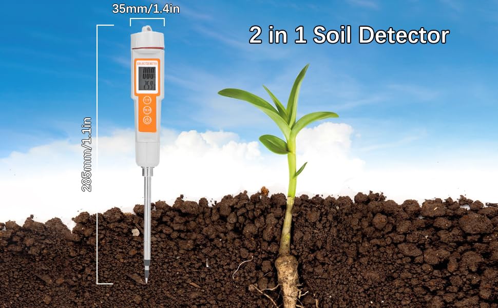 Bodemvocht Detector Split Soil Meter Nutriëntverde... – Vicedeal