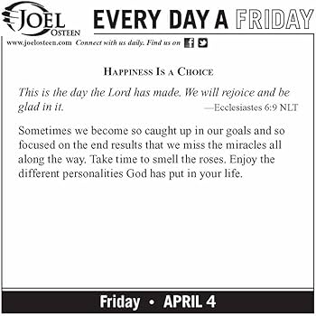 Joel Osteen Calendar Quotes Joel Osteen Calendar Quotes