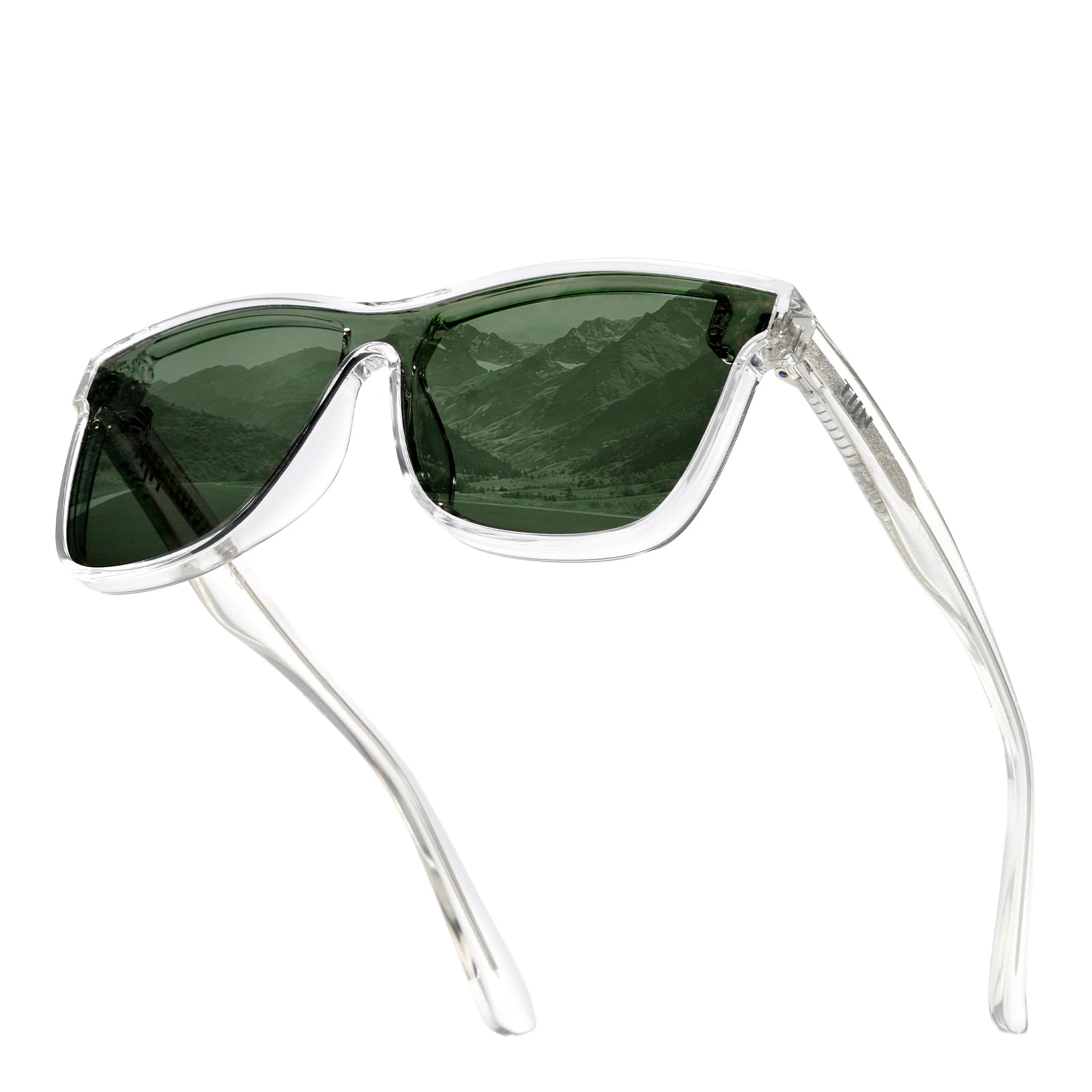 TIJN Full Wrap Sports Sunglasses for Men Women UV400 Protection Wrap Around for Cycling Running Fishing