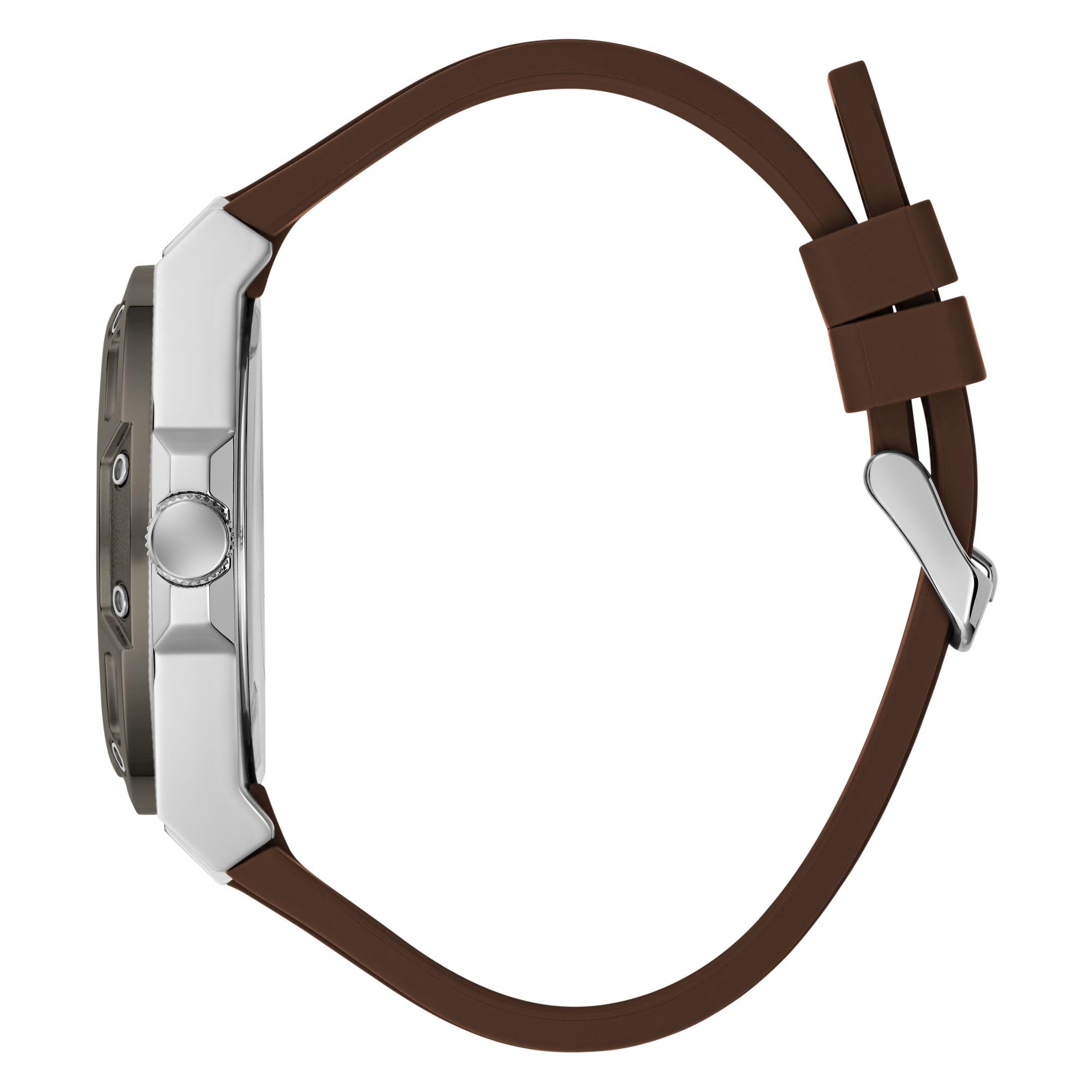 GUESS Męski zegarek na rękę wielofunkcyjny Carver GW1132G7 silikon